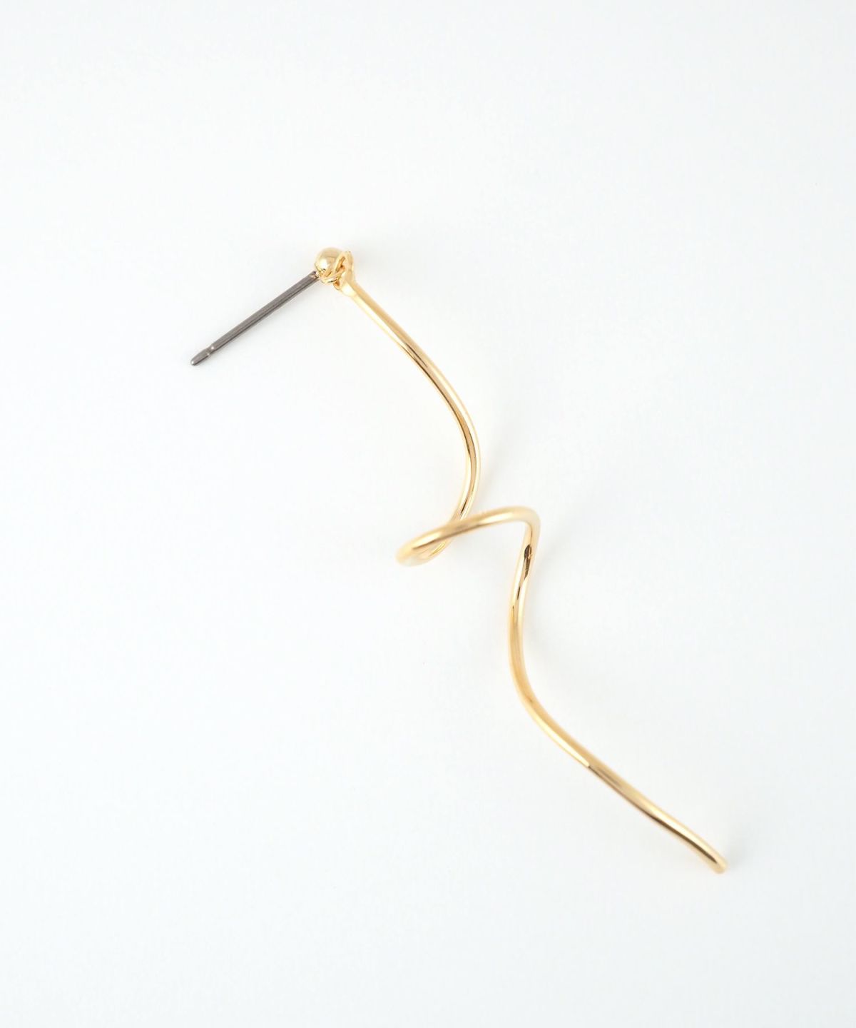 ニュアンスラインピュアチタンポストピアス【ISS】