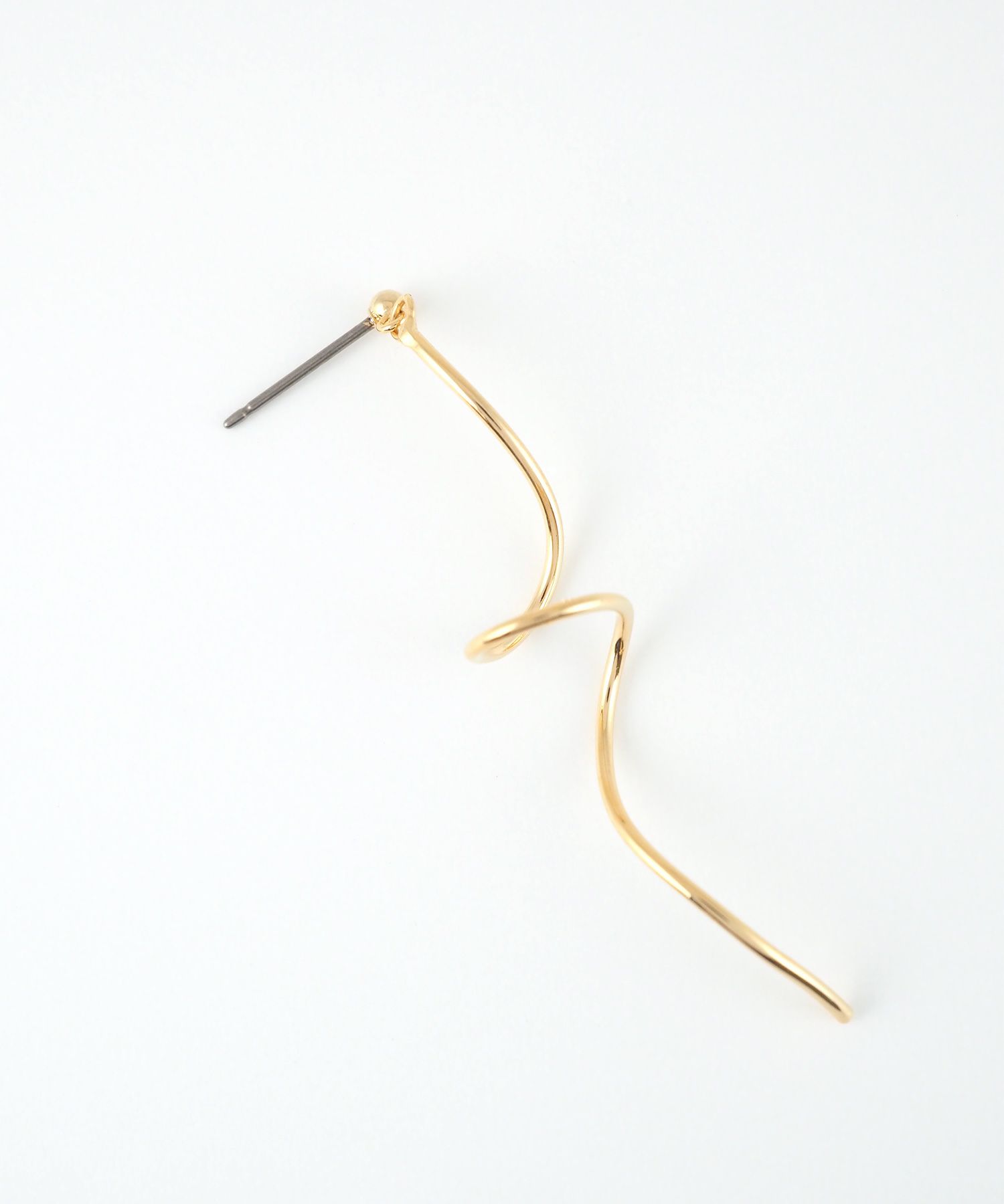 ニュアンスラインピュアチタンポストピアス【ISS】