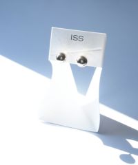 メタルボール樹脂ノンホールイヤリング【ISS】