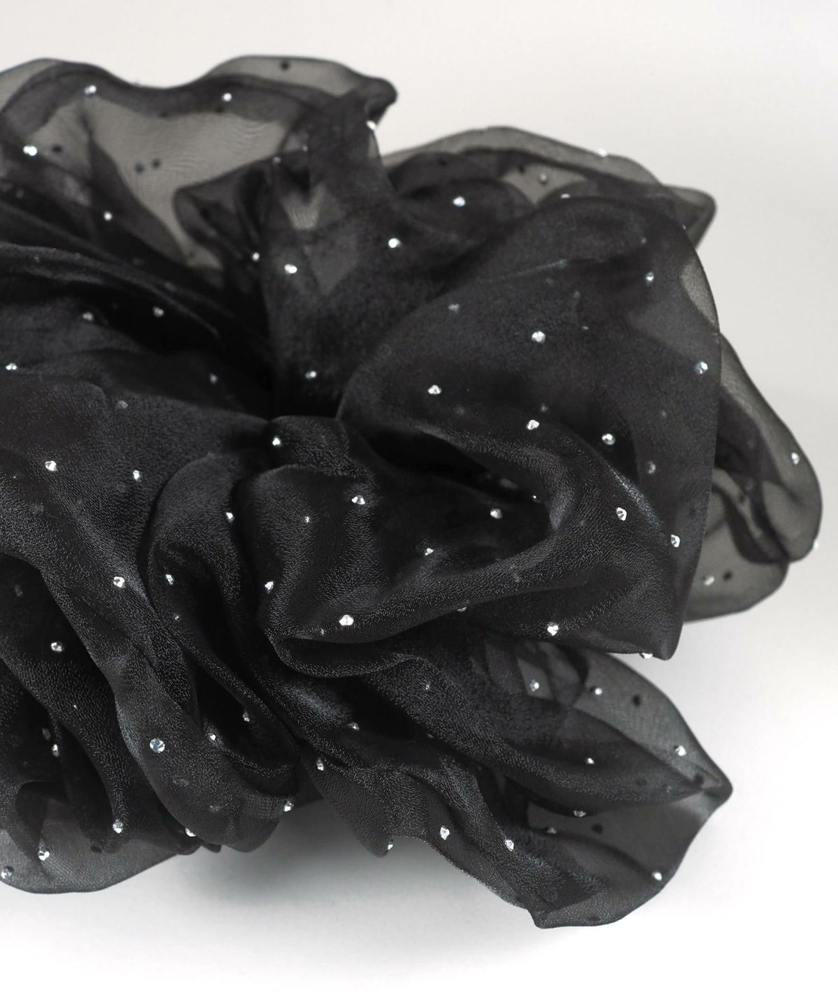 ストーン付きシアービッグシュシュ【Grace】