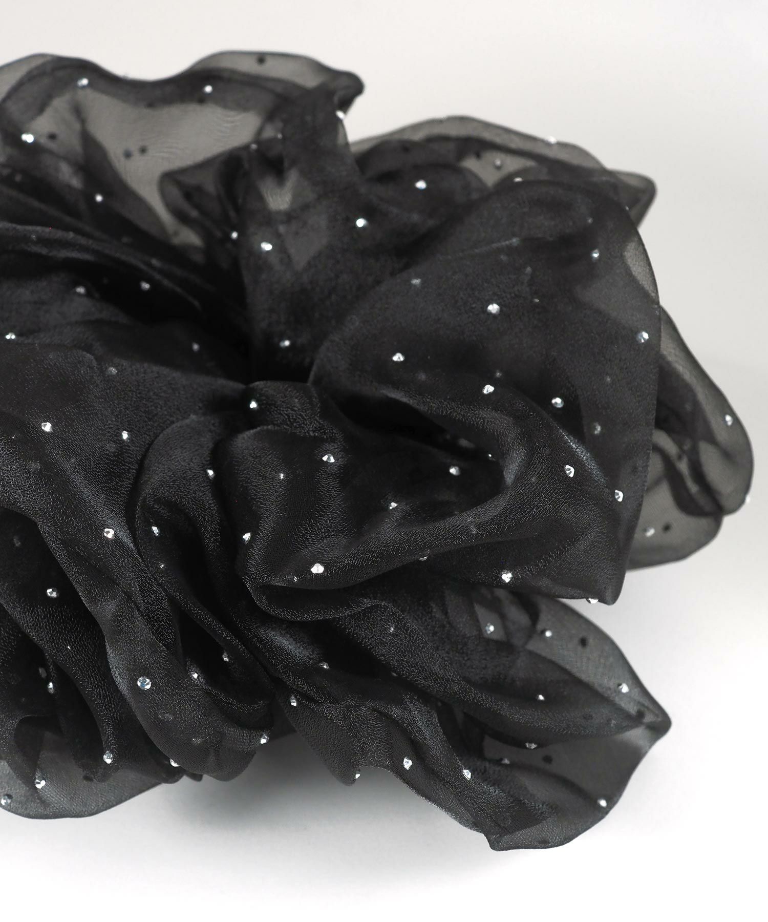 ストーン付きシアービッグシュシュ【Grace】