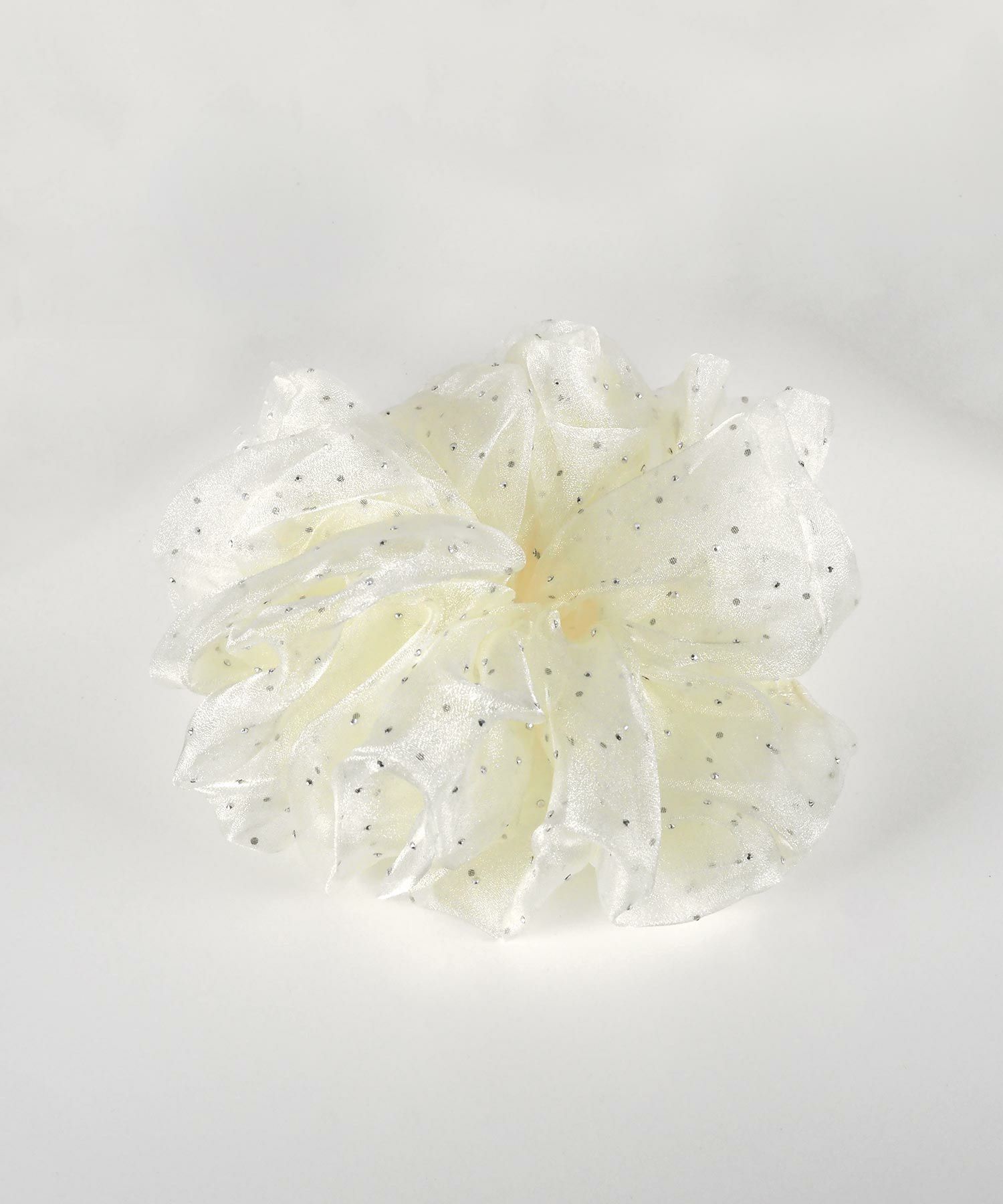 ストーン付きシアービッグシュシュ【Grace】