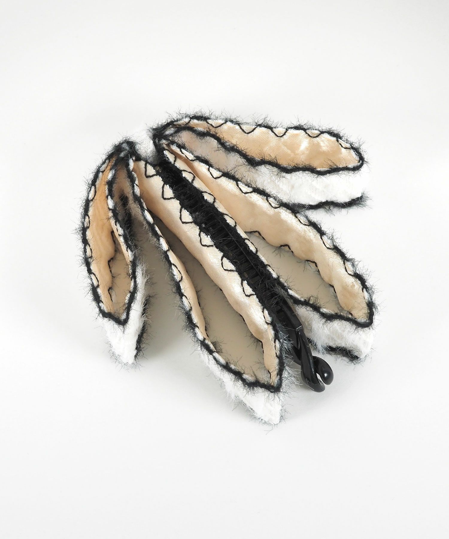 ツートンカラーニットバナナクリップ【Grace】