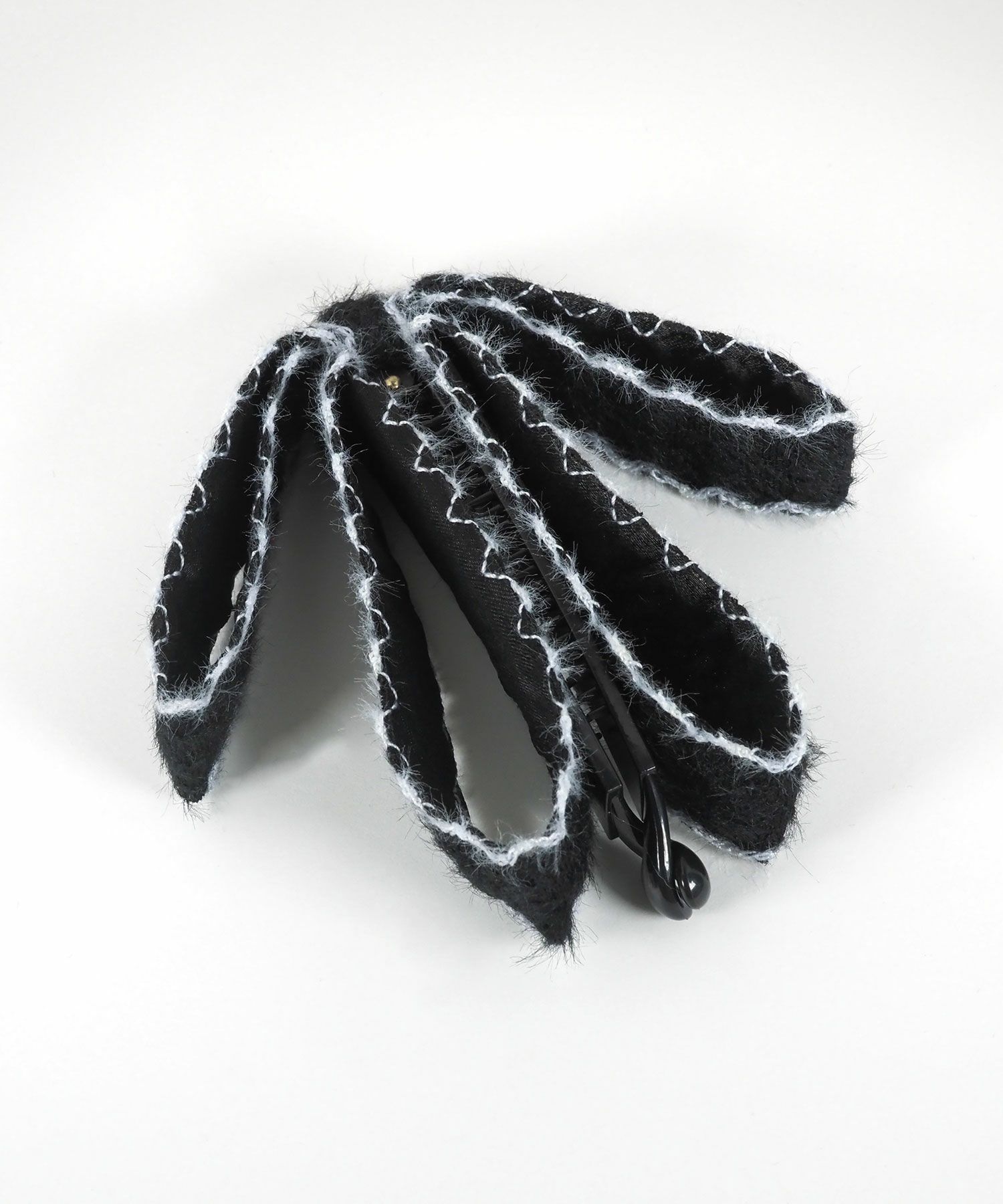 ツートンカラーニットバナナクリップ【Grace】