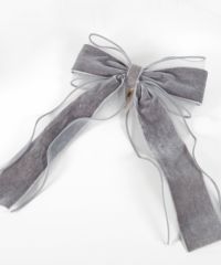 ベロアシアーリボンポニーフック【Grace】