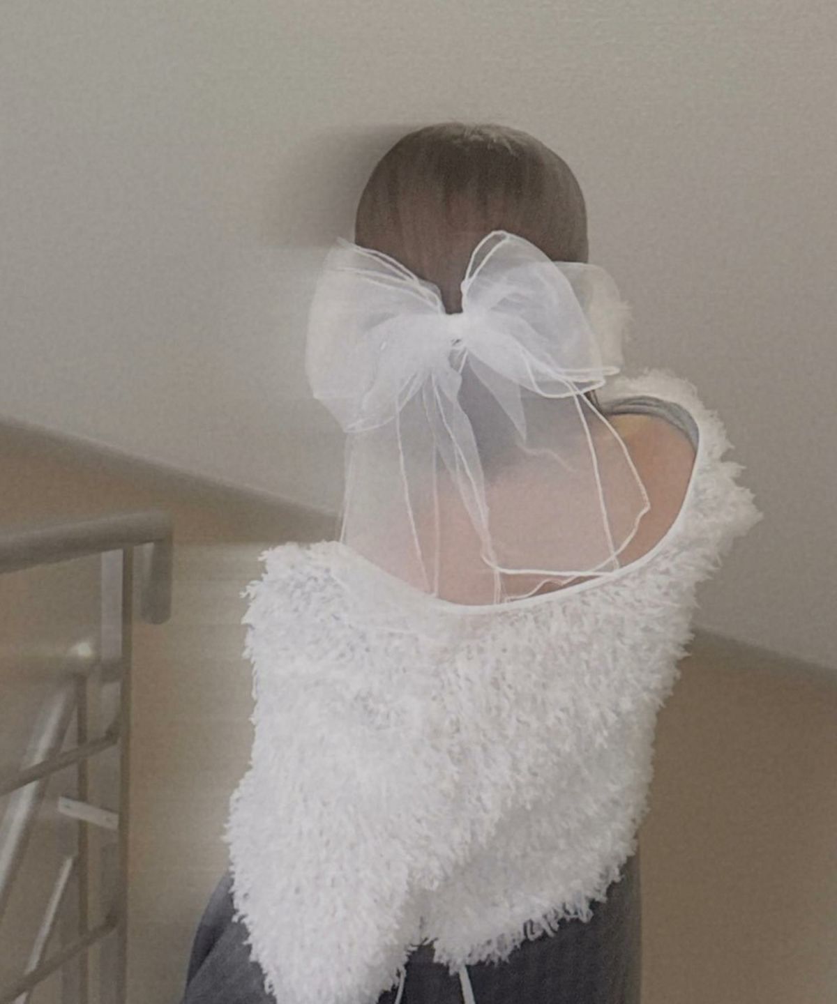 オーガンジービッグリボンバレッタ【Grace】