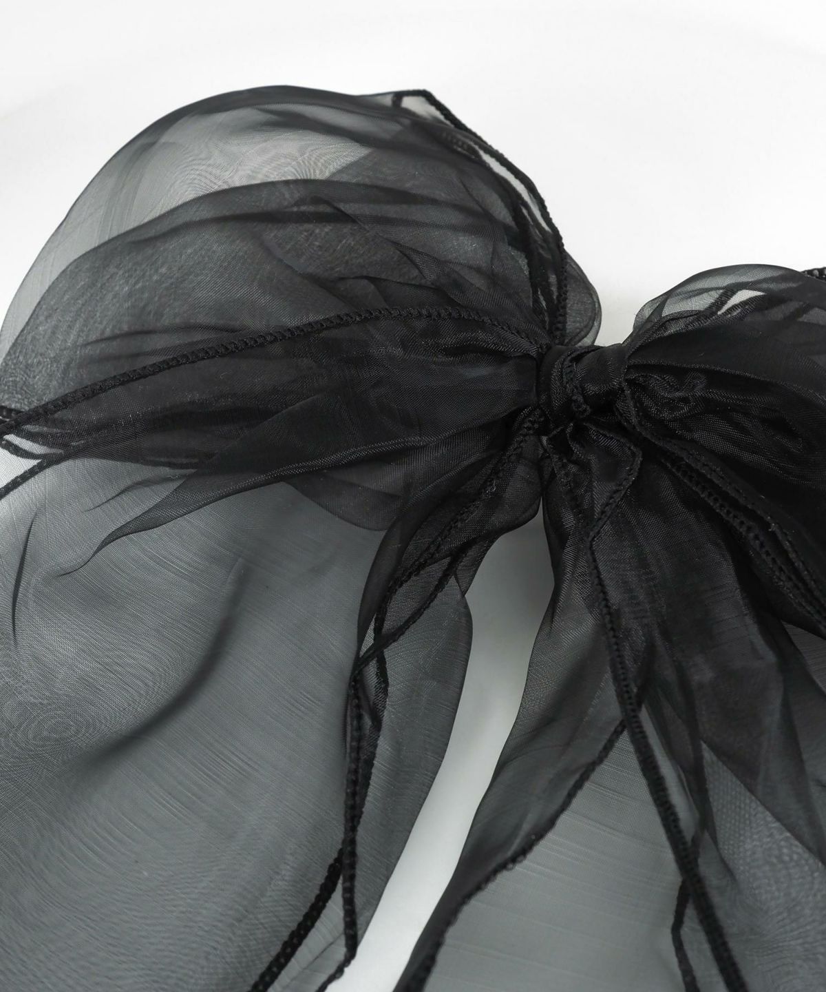 オーガンジービッグリボンバレッタ【Grace】