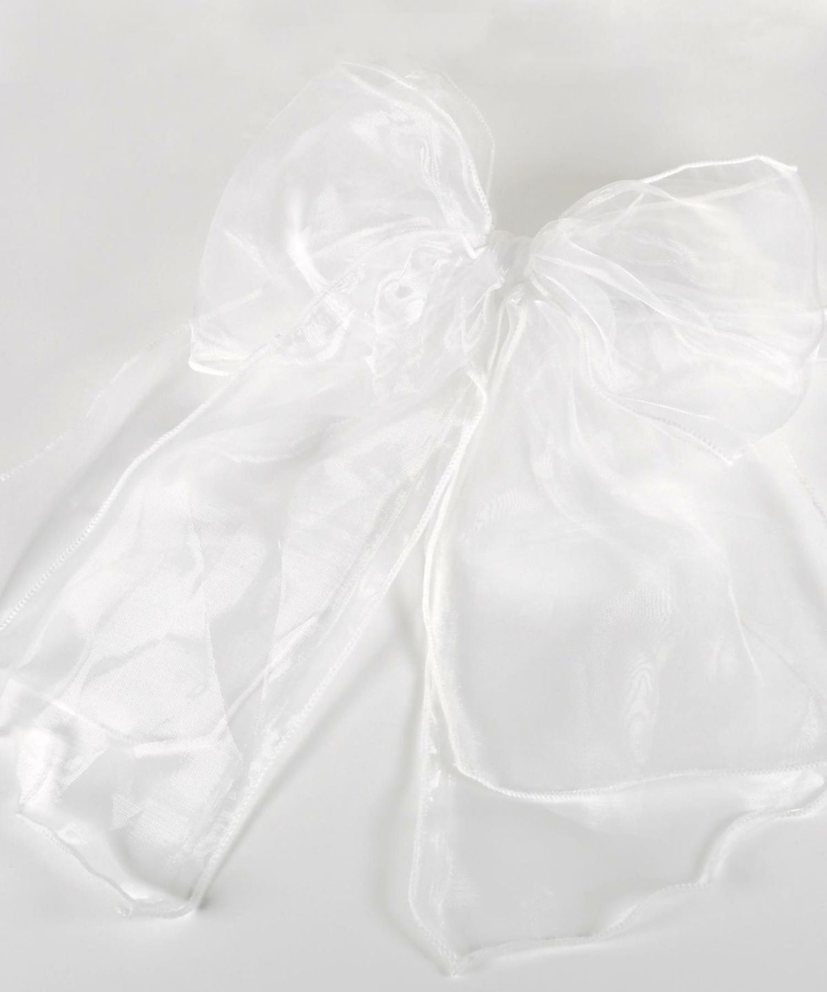 オーガンジービッグリボンバレッタ【Grace】