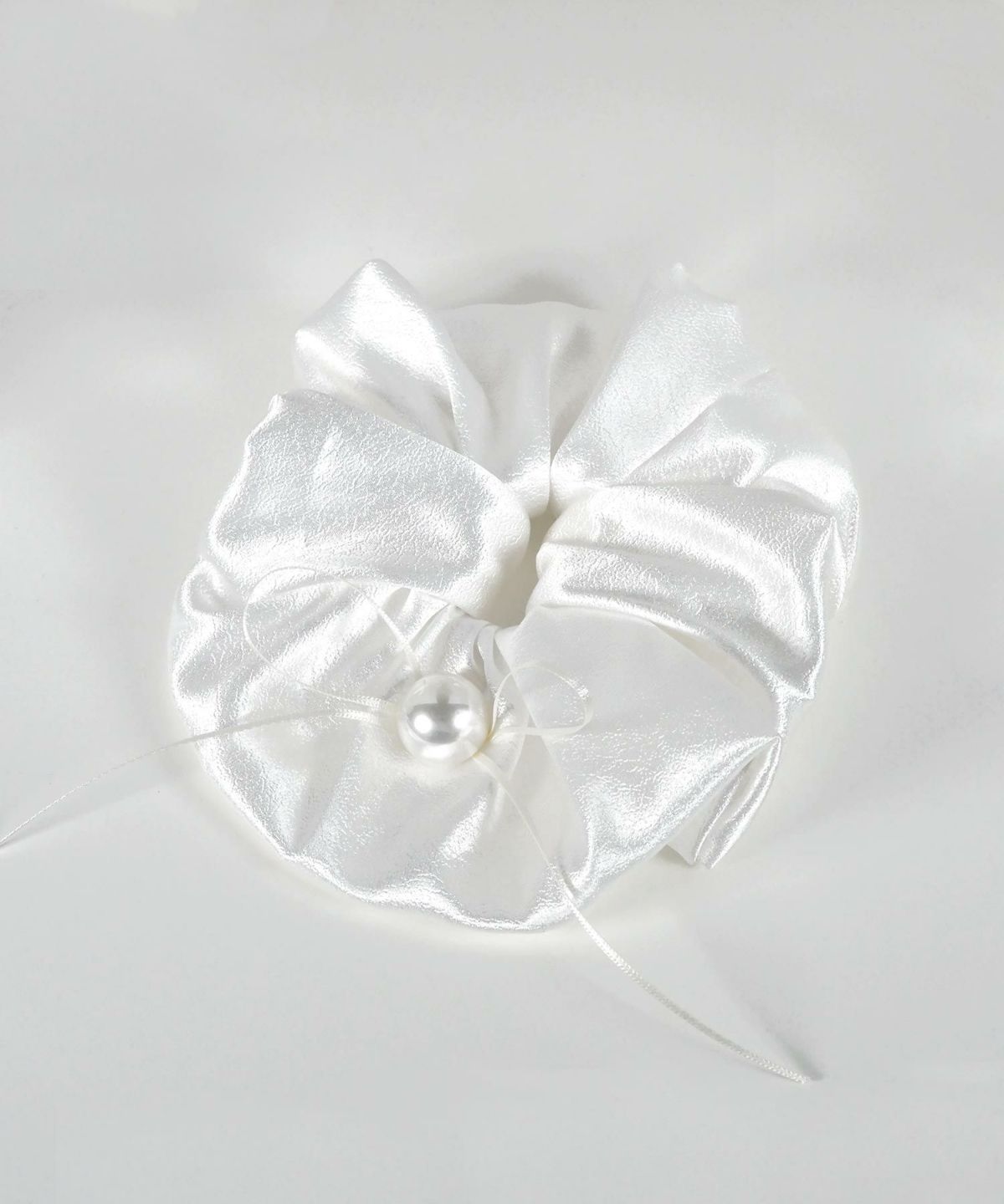 パール×スリムリボンビッグシュシュ【Grace】