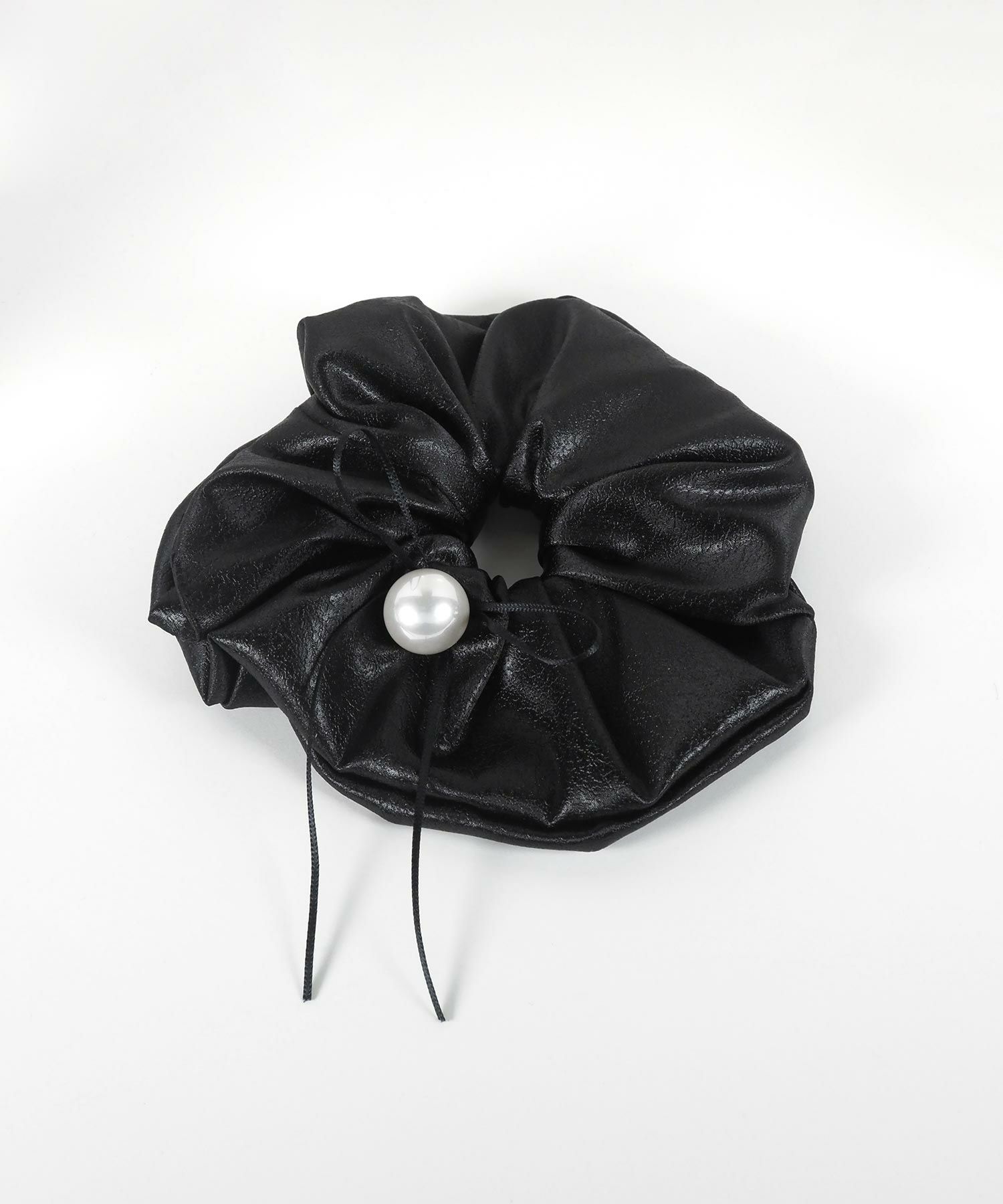 パール×スリムリボンビッグシュシュ【Grace】