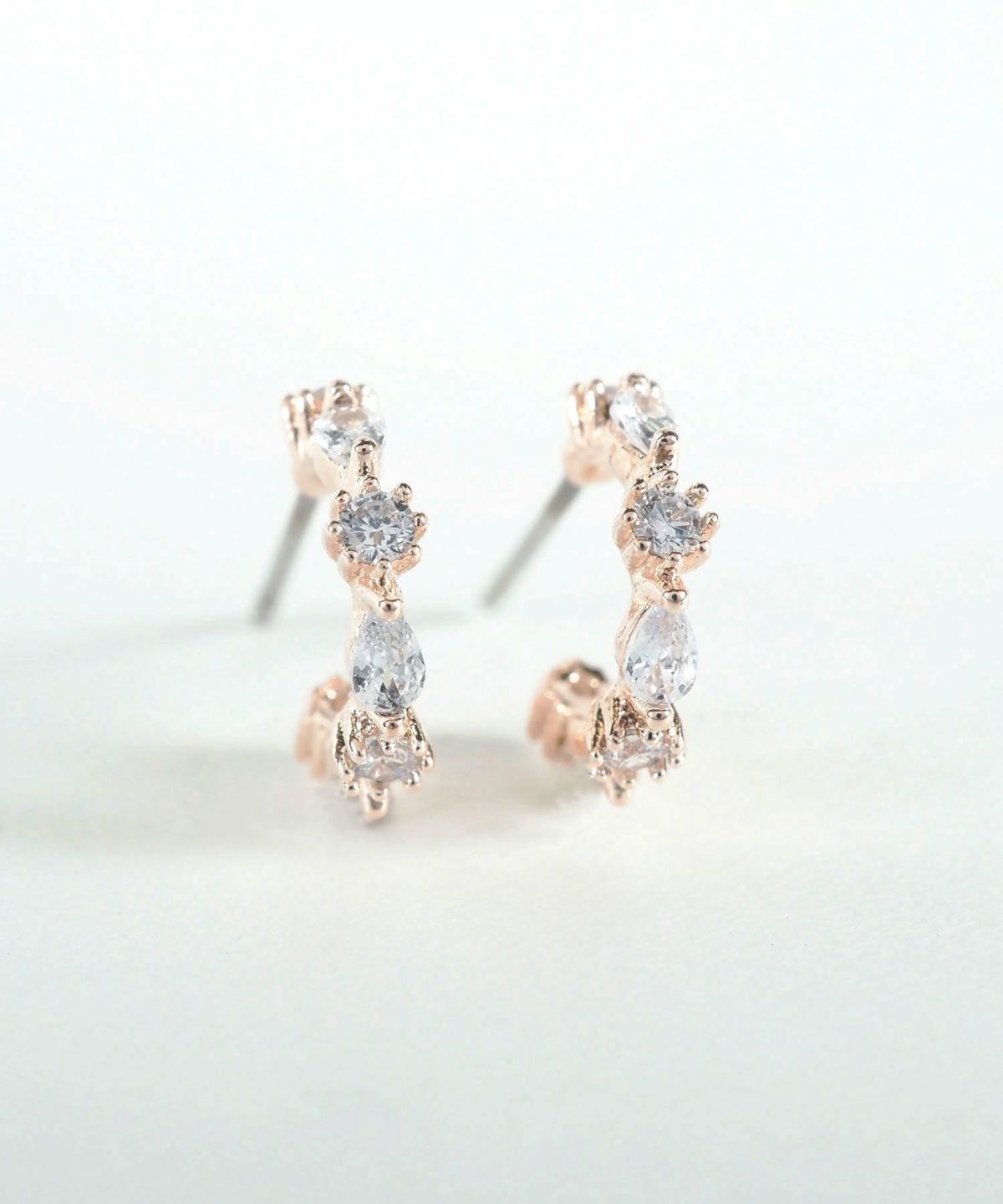 キュービックラインチタンポストピアス