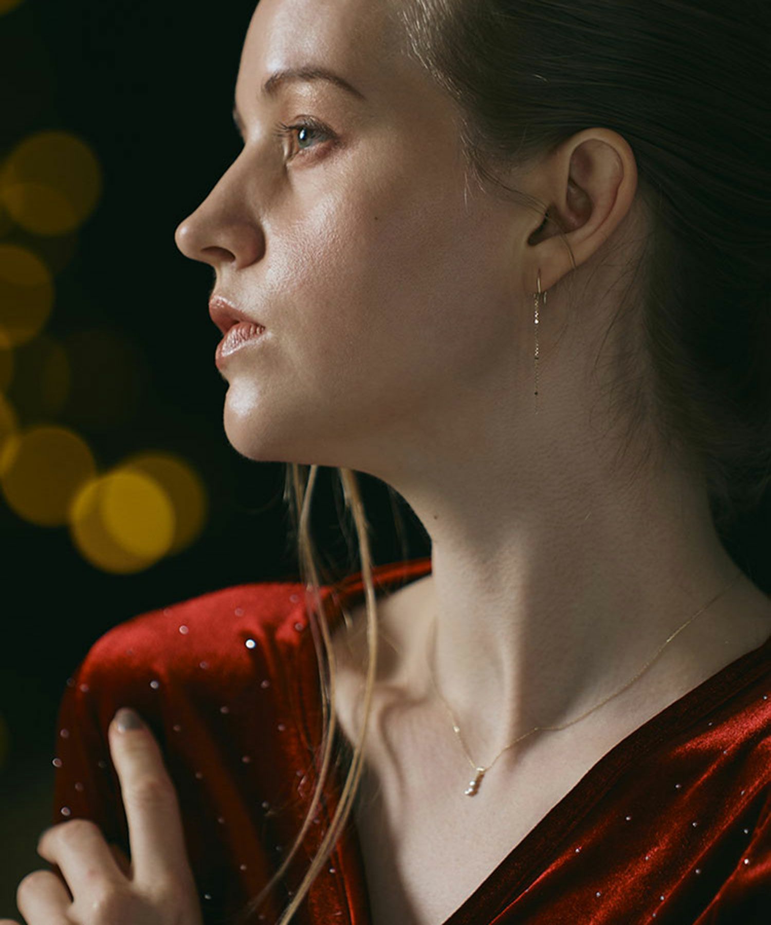 【web限定】[K10]スターラインダイヤモンドペンダント