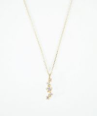【web限定】[K10]スターラインダイヤモンドペンダント