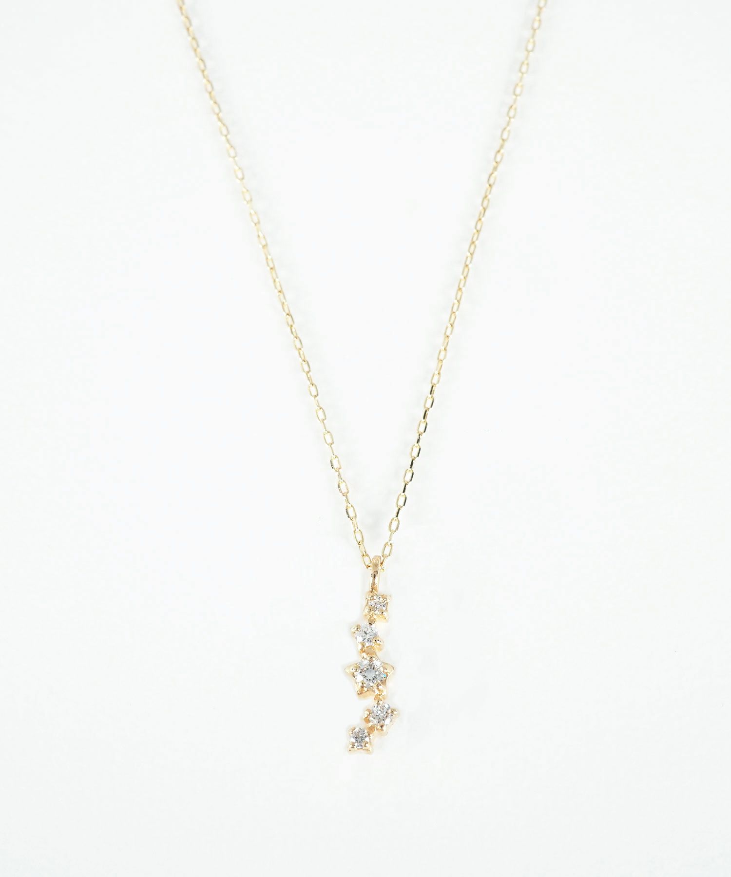 【web限定】[K10]スターラインダイヤモンドペンダント