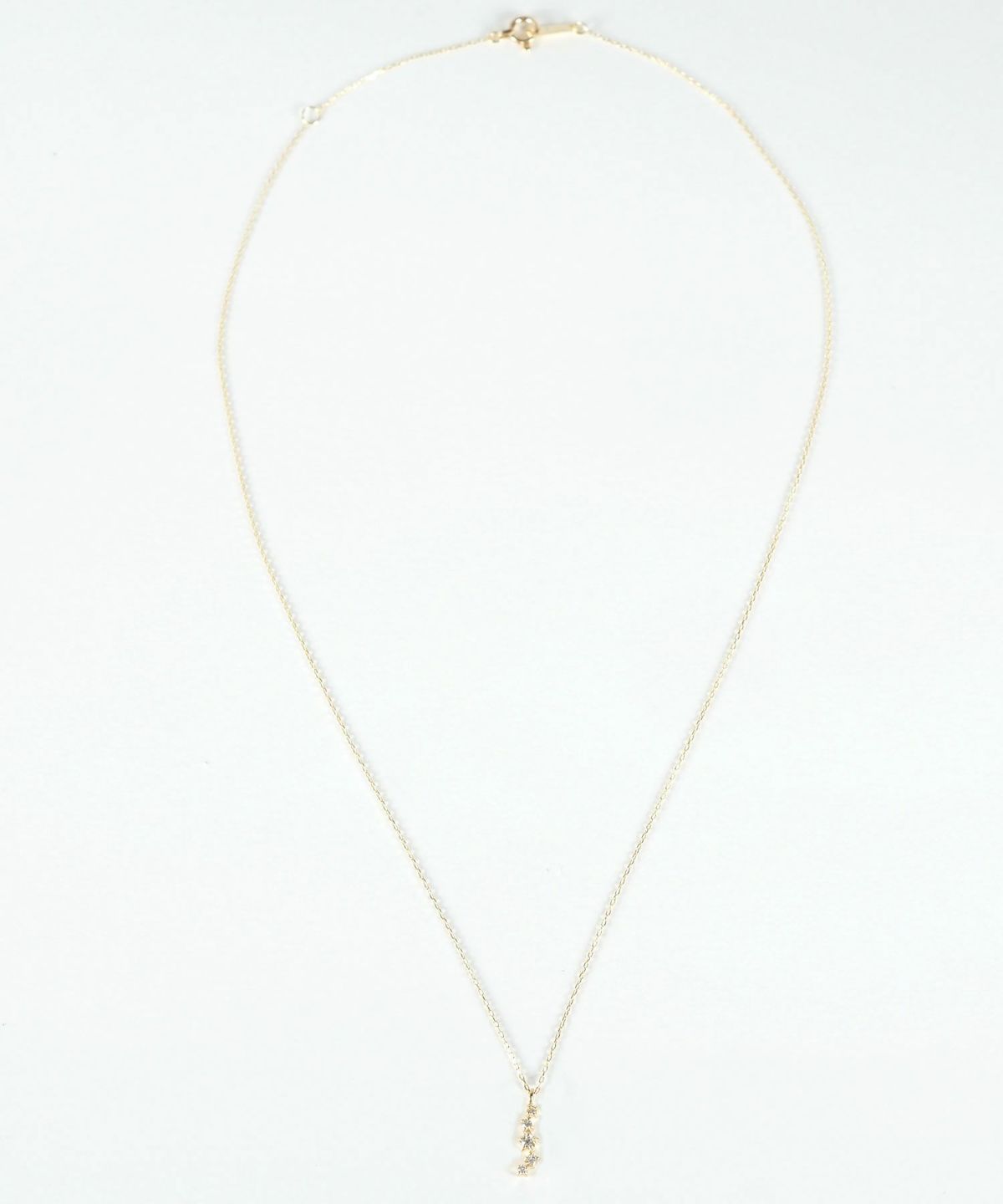 【web限定】[K10]スターラインダイヤモンドペンダント