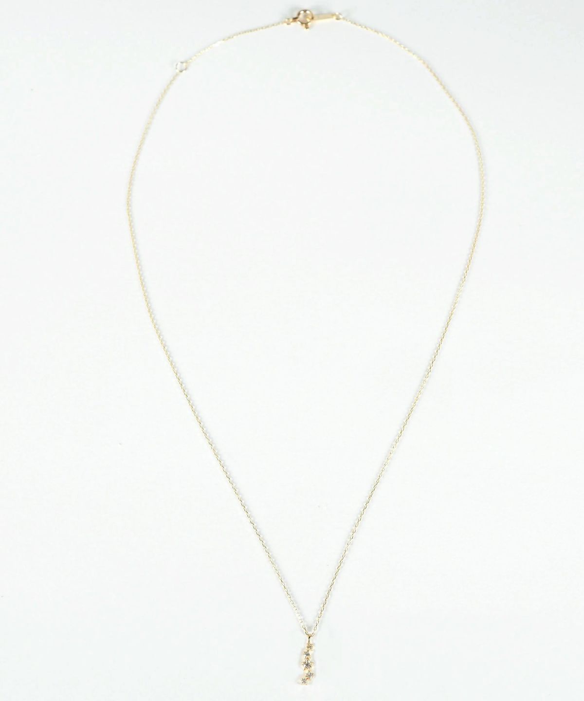 【web限定】[K10]スターラインダイヤモンドペンダント