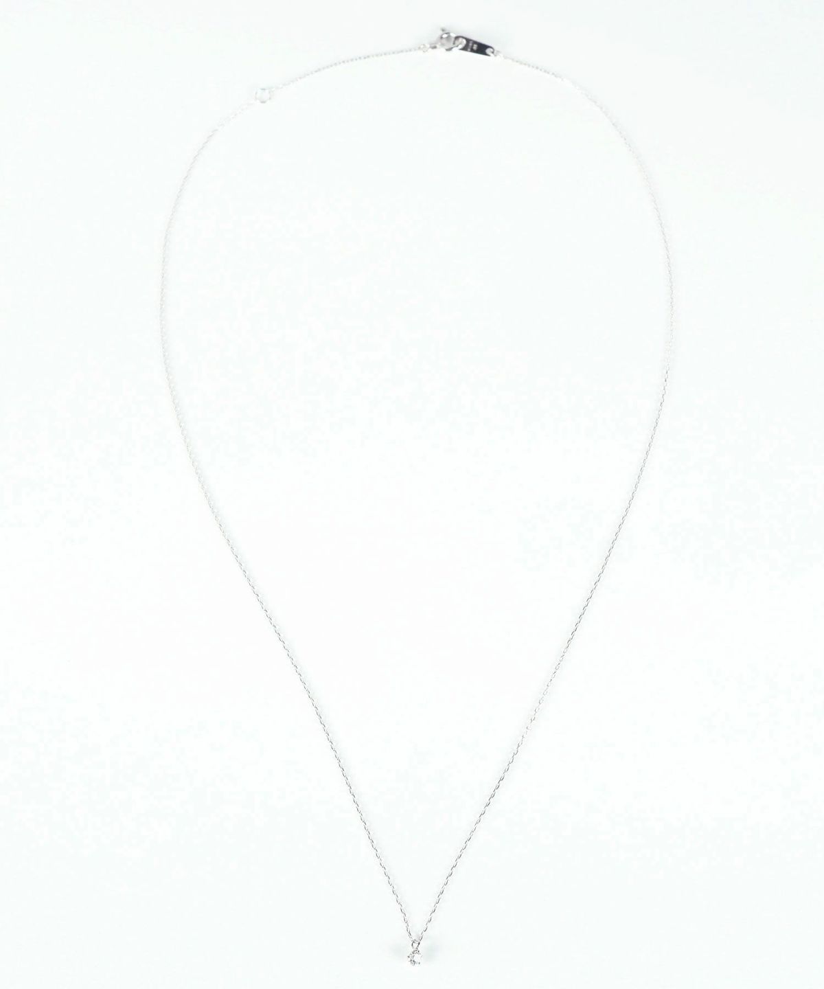 【web限定】[K10]WGスターレットダイヤモンドプチペンダント