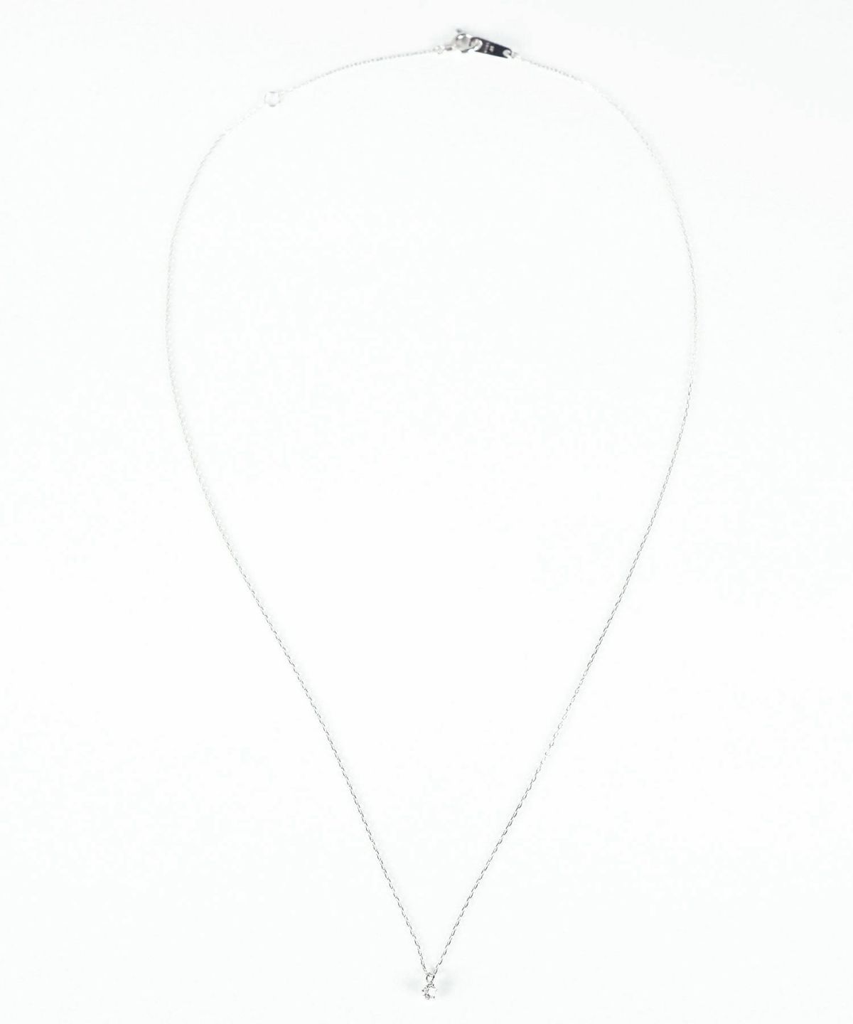 【web限定】[K10]WGスターレットダイヤモンドプチペンダント