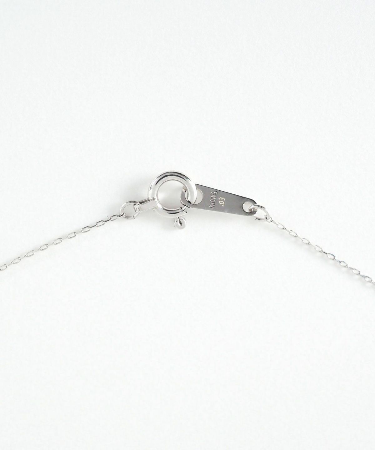 【web限定】[K10]WGスターレットダイヤモンドプチペンダント