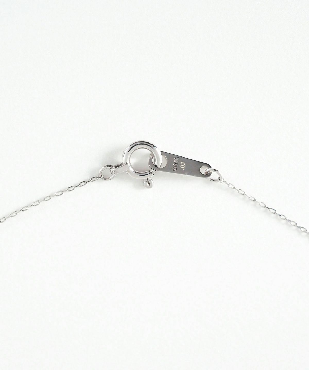 【web限定】[K10]WGスターレットダイヤモンドプチペンダント