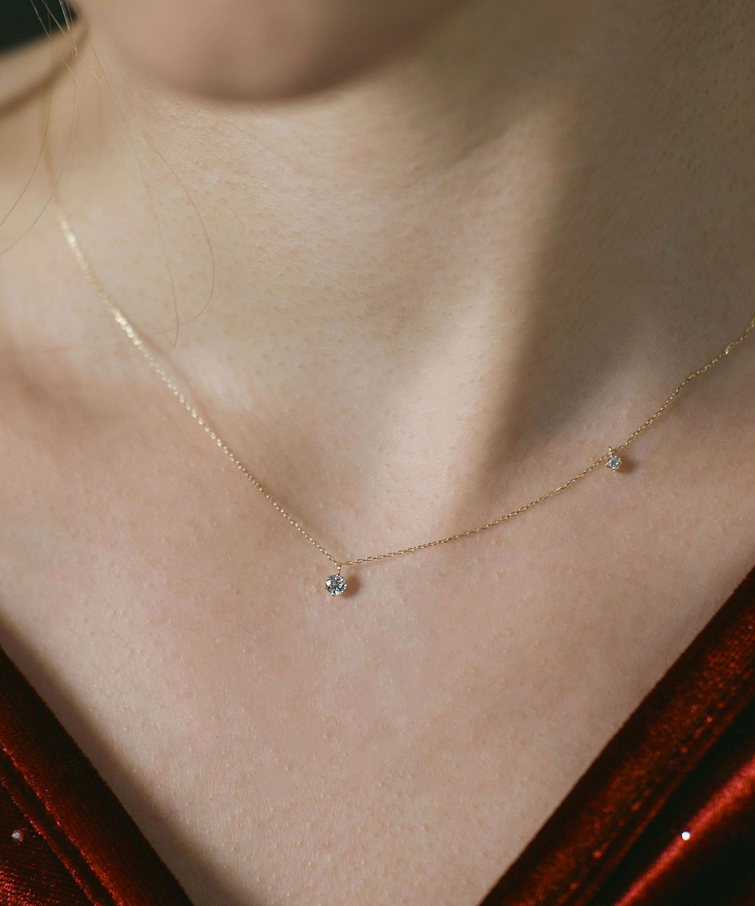 【web限定】[K10]ルミエールアロンジルコニアプチペンダント