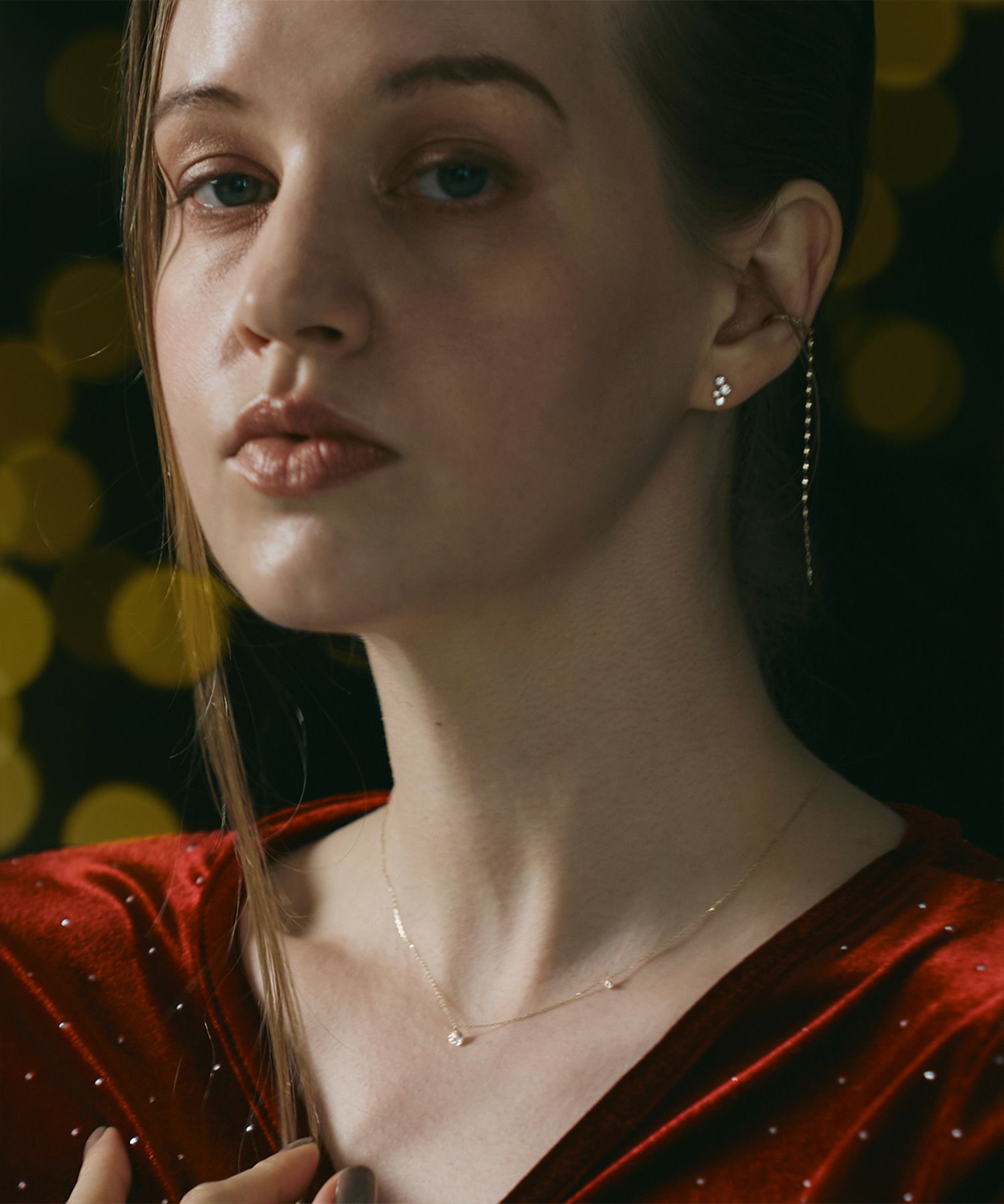 【web限定】[K10]ルミエールアロンジルコニアプチペンダント