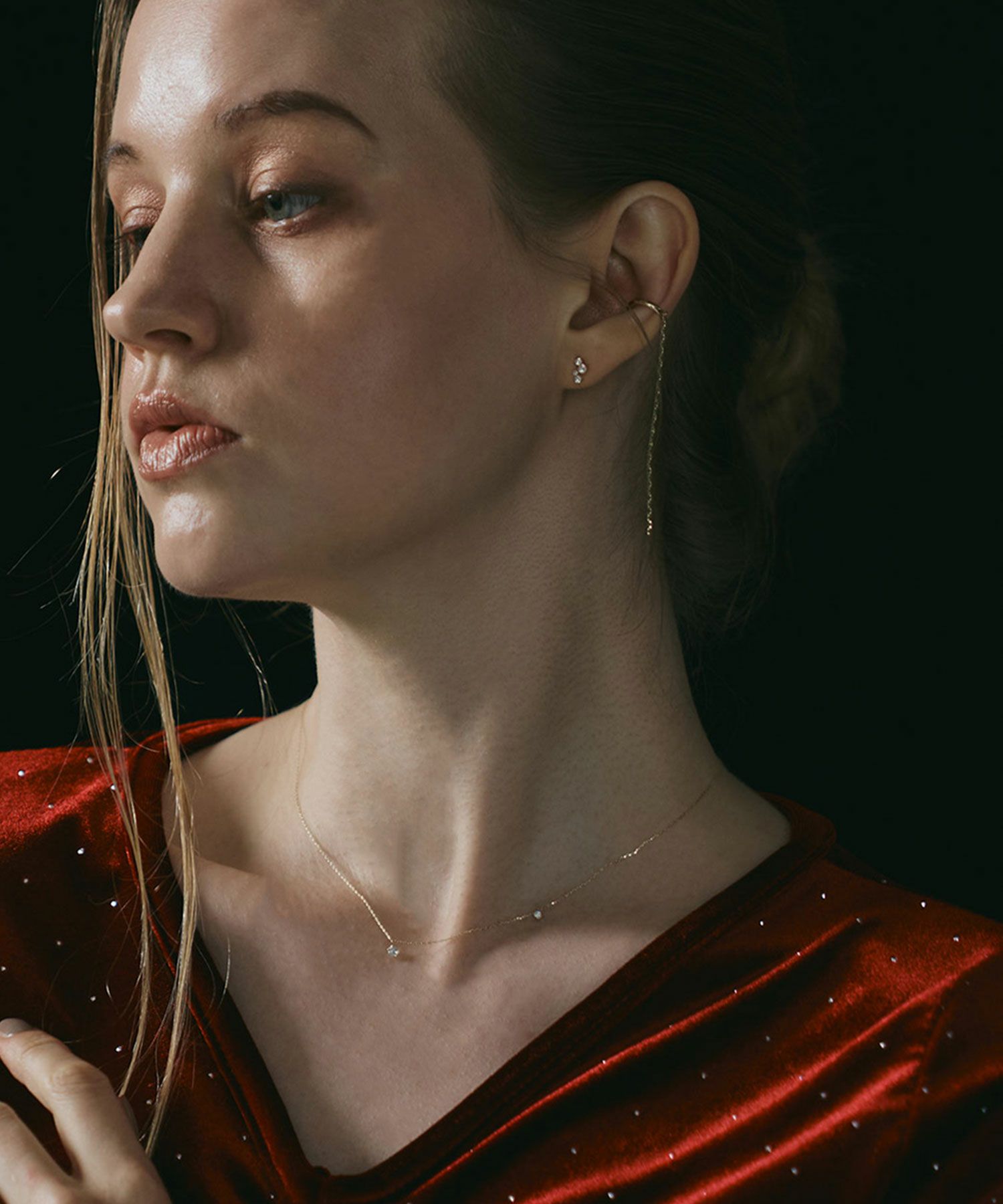 【web限定】[K10]ルミエールアロンジルコニアプチペンダント