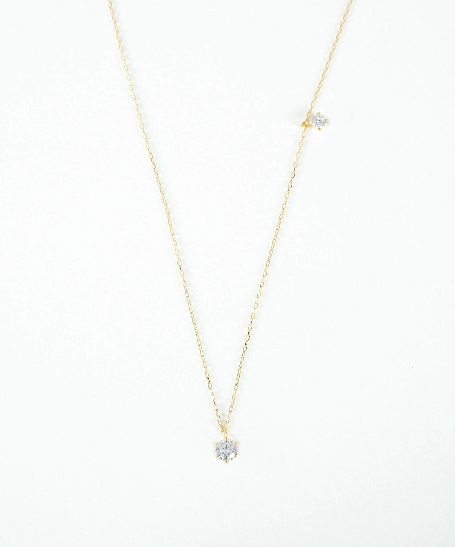 【web限定】[K10]ルミエールアロンジルコニアプチペンダント