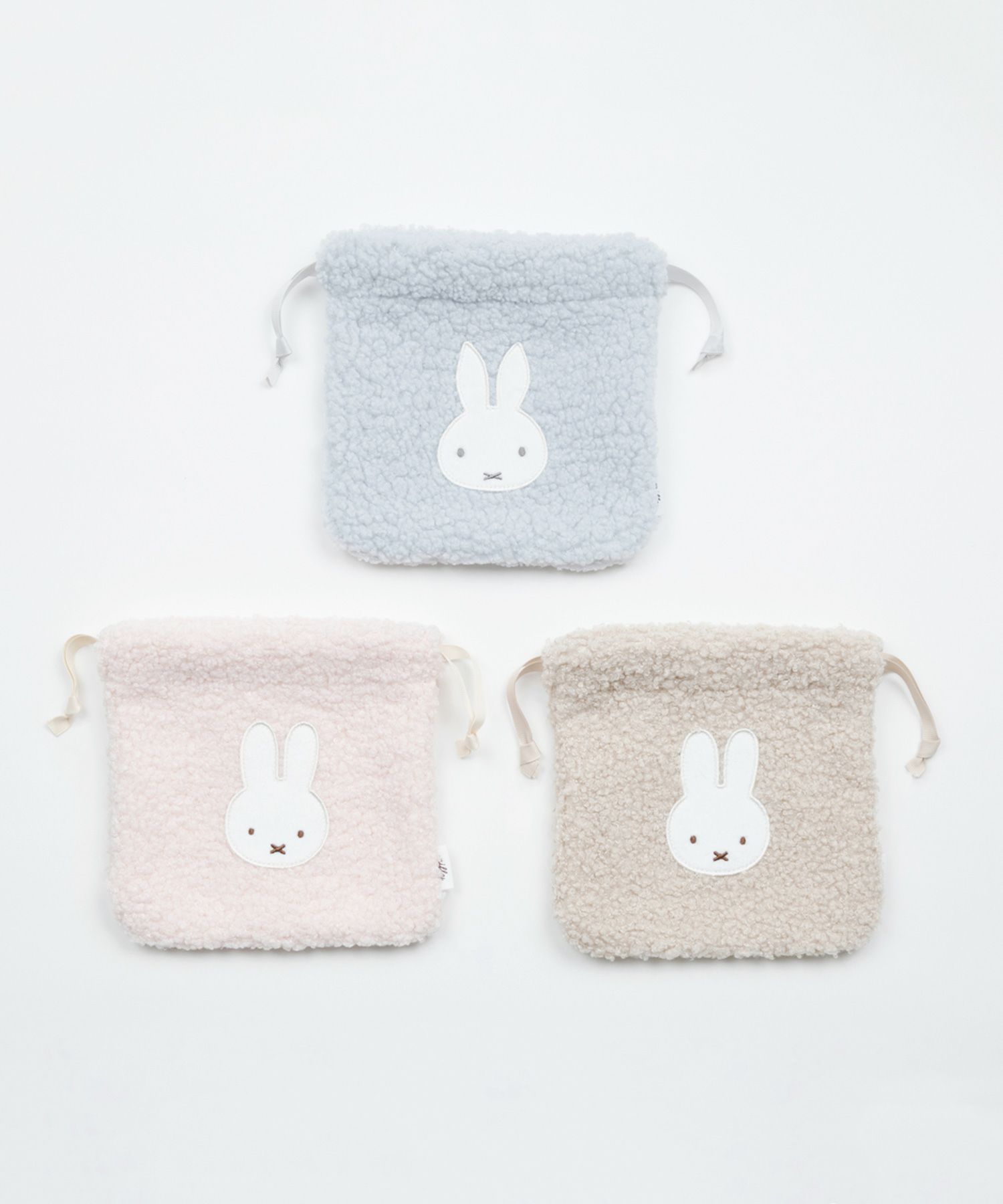 ミッフィー ボア巾着