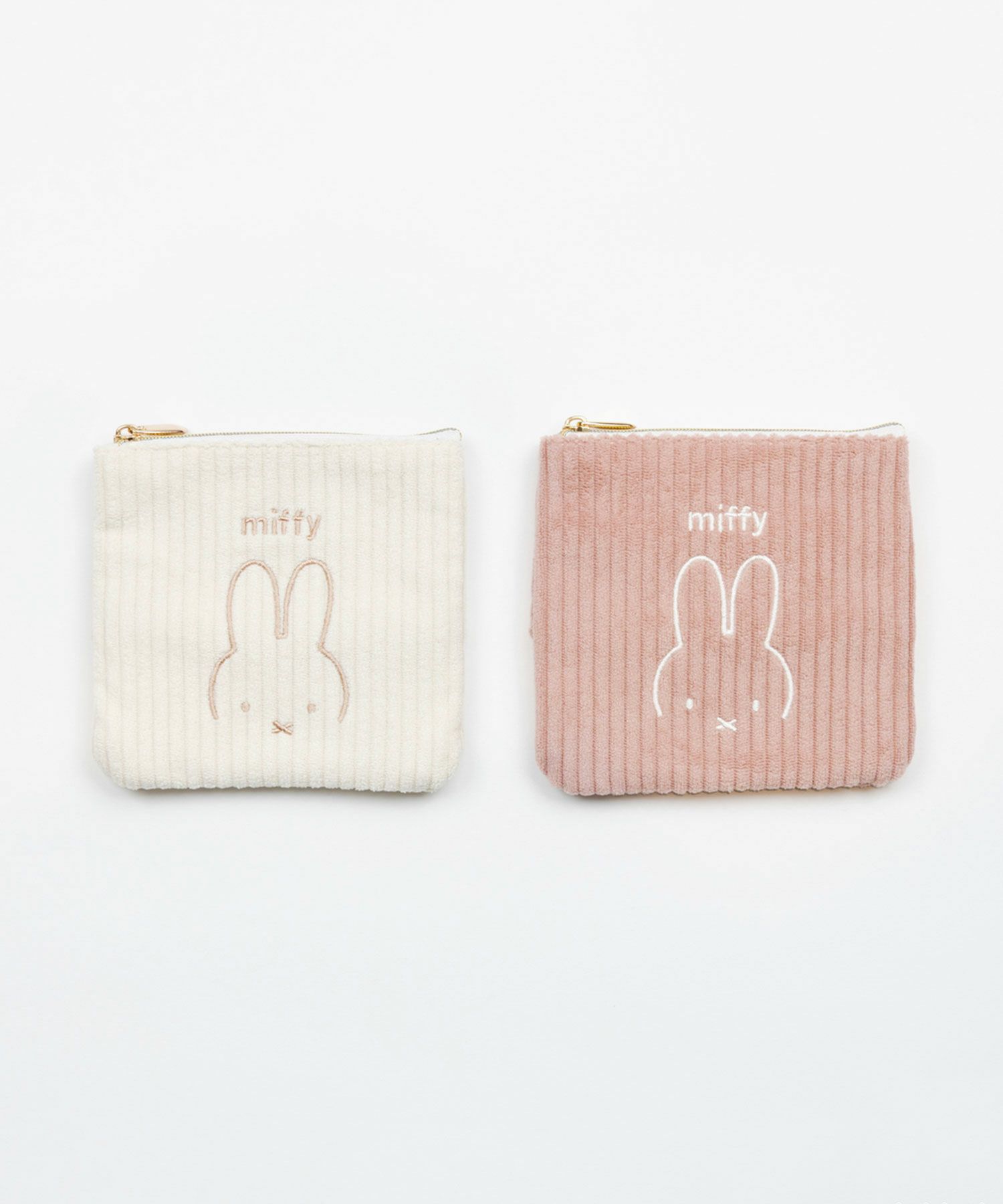 ミッフィー コーデュロイティッシュポーチ