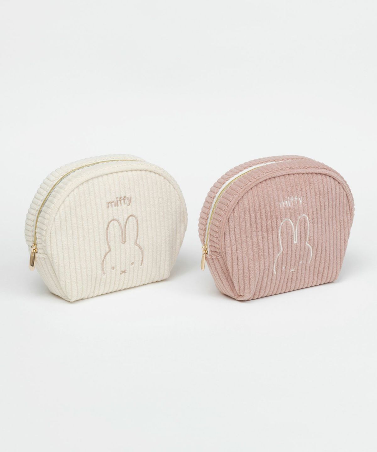 ミッフィー コーデュロイシェルポーチ