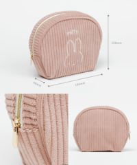 ミッフィー コーデュロイシェルポーチ