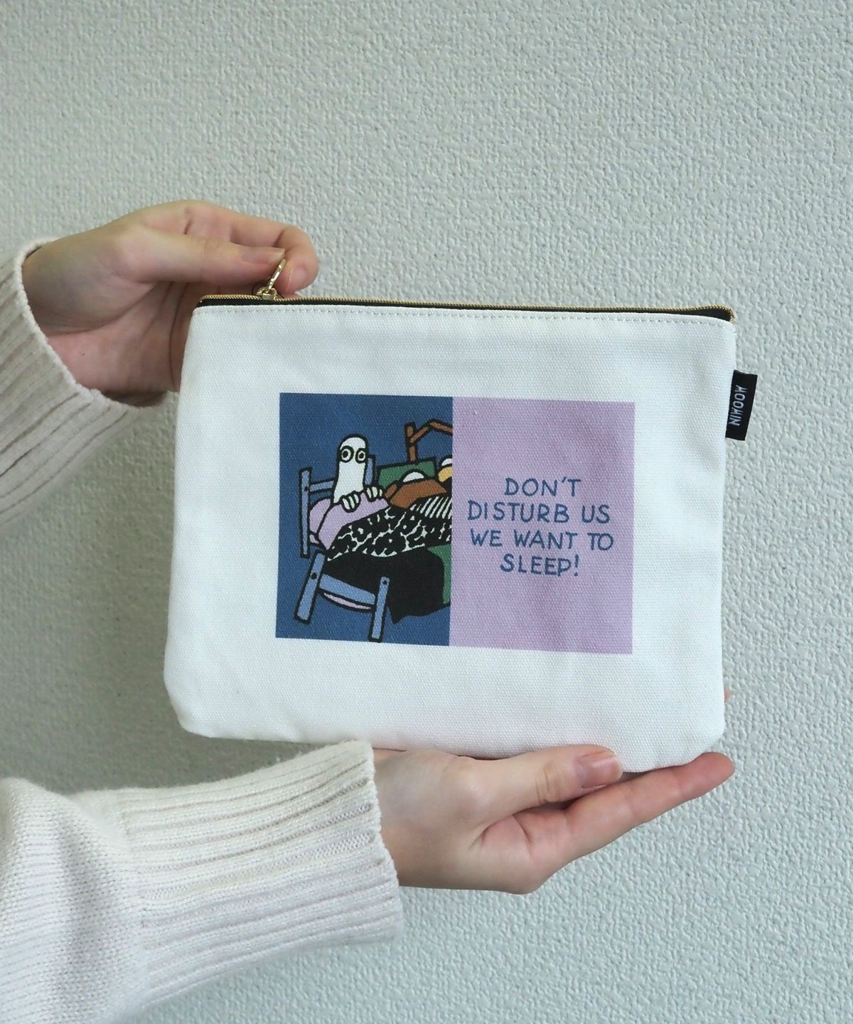 ムーミン フィンランドカラーフラットポーチ