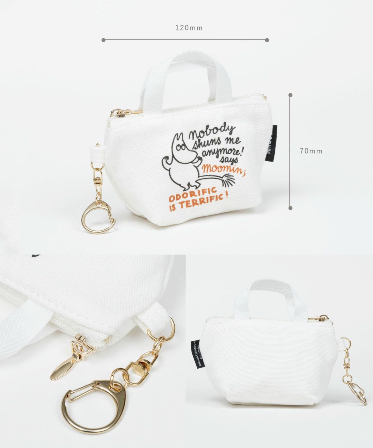 ムーミン フィンランドカラーミニトート型チャーム