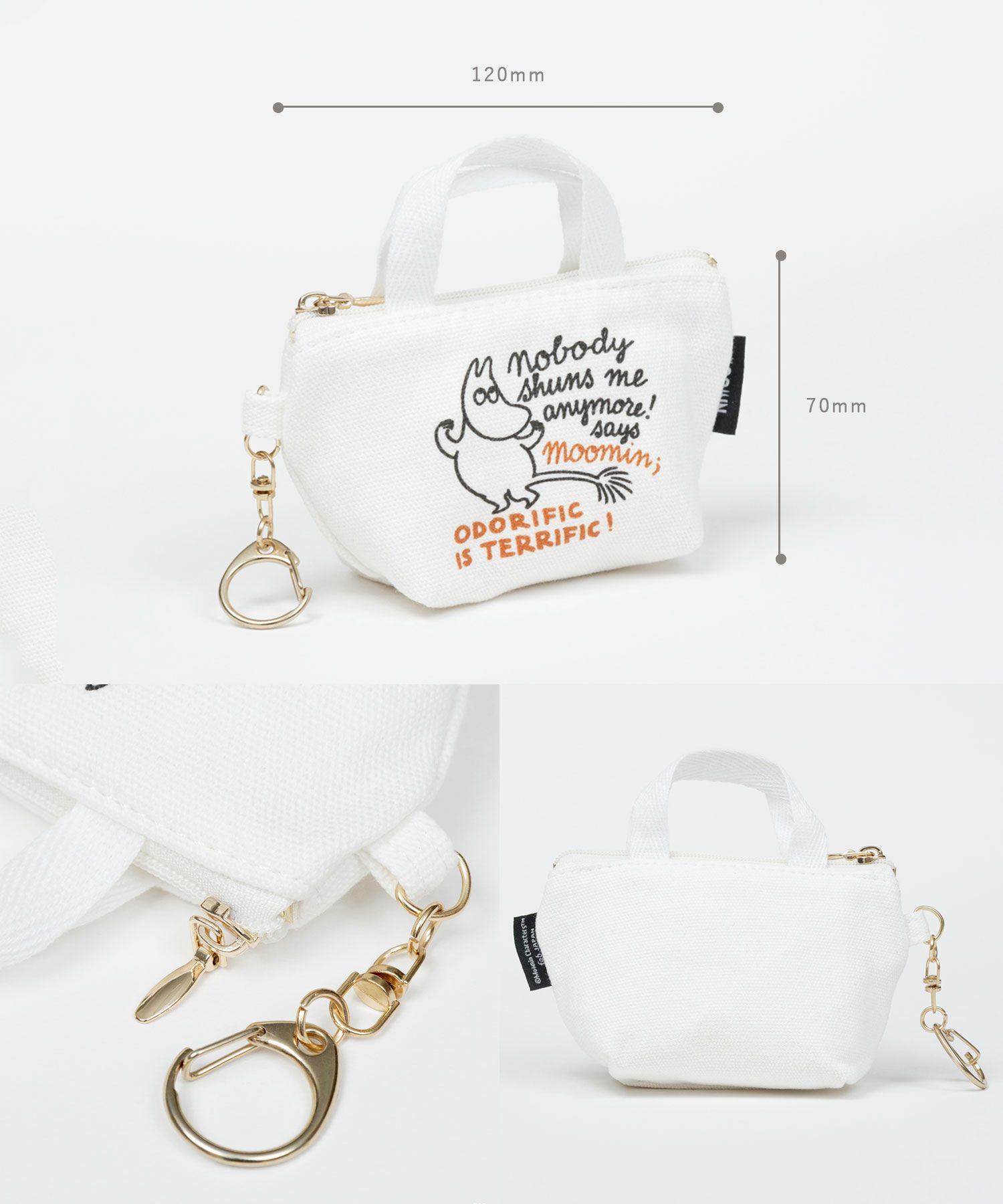 ムーミン フィンランドカラーミニトート型チャーム