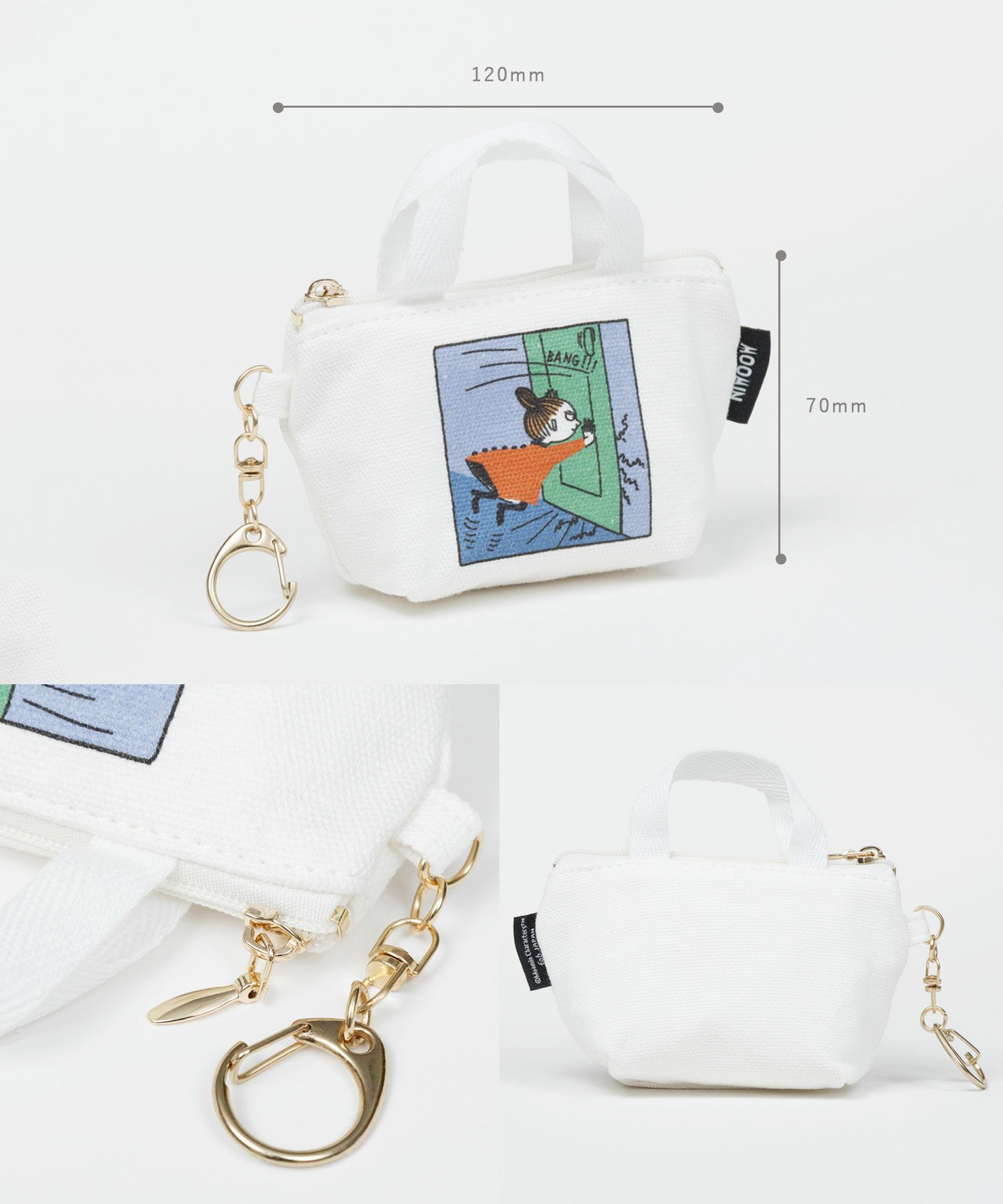 ムーミン フィンランドカラーミニトート型チャーム