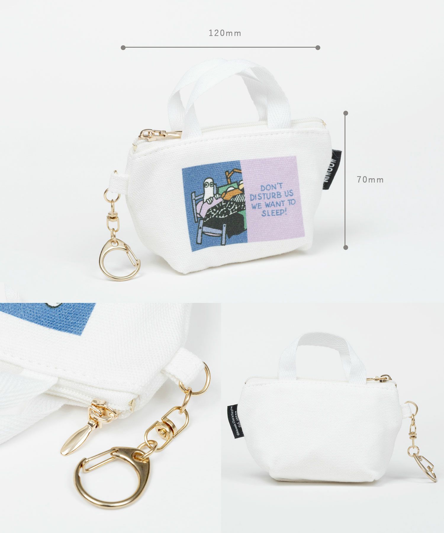 ムーミン フィンランドカラーミニトート型チャーム