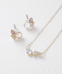 【web限定ギフトセット】ピアス＆ネックレスクリスマスプレミアムセット【MUK Dreamy stone】
