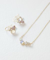 【web限定ギフトセット】イヤリング＆ネックレスクリスマスプレミアムセット【MUK Dreamy stone】