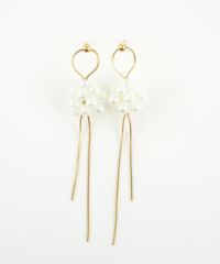 パールボールチェーンサージカルステンレスピアス