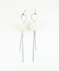 パールボールチェーンサージカルステンレスピアス