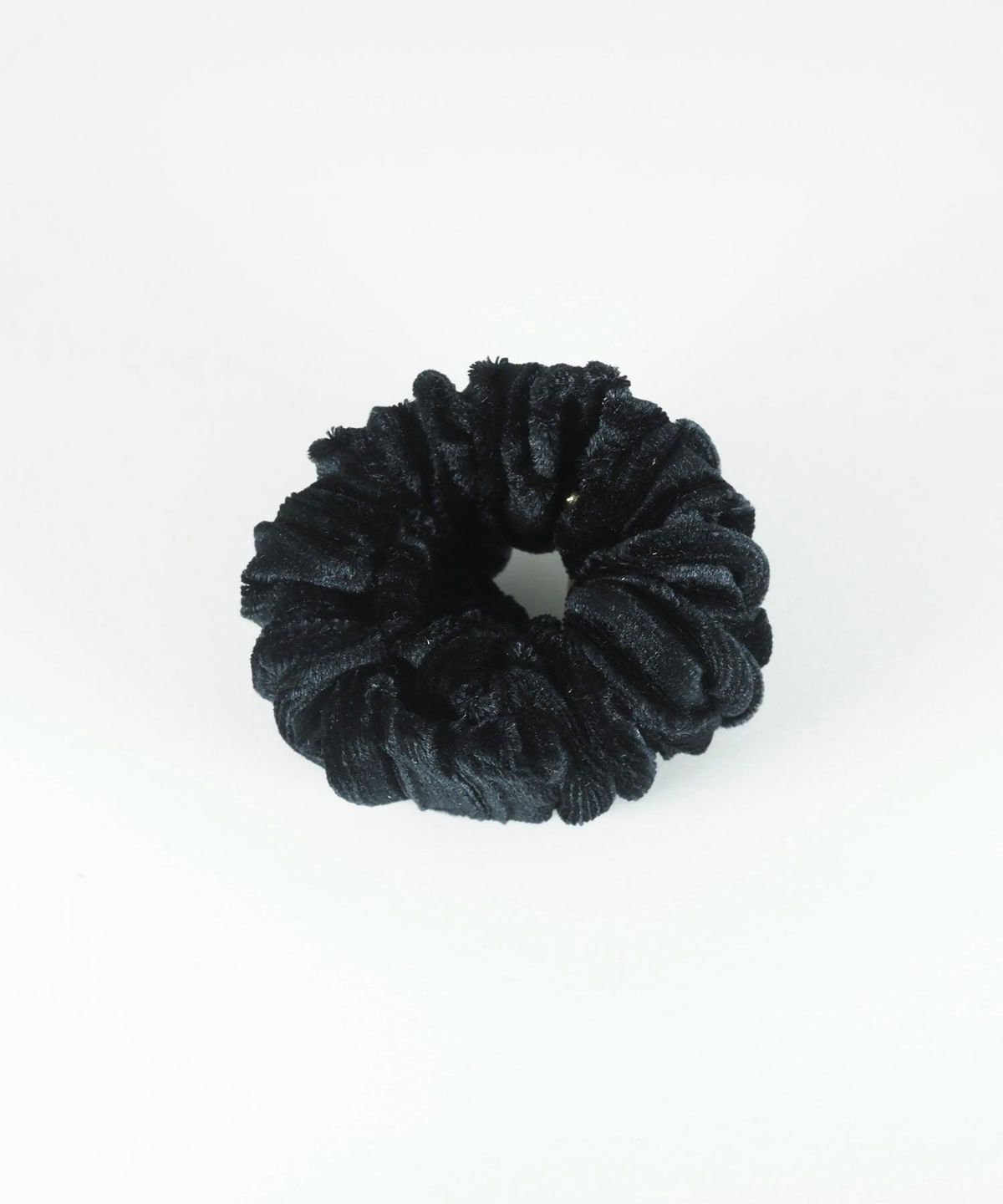 ベロアプリーツフック付きシュフィー