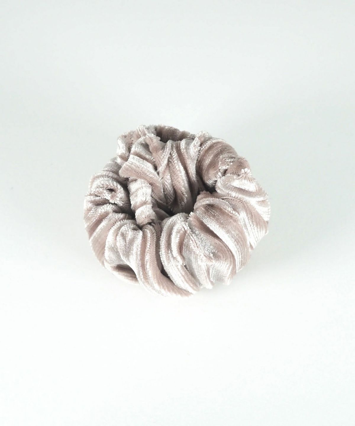 ベロアプリーツフック付きシュフィー