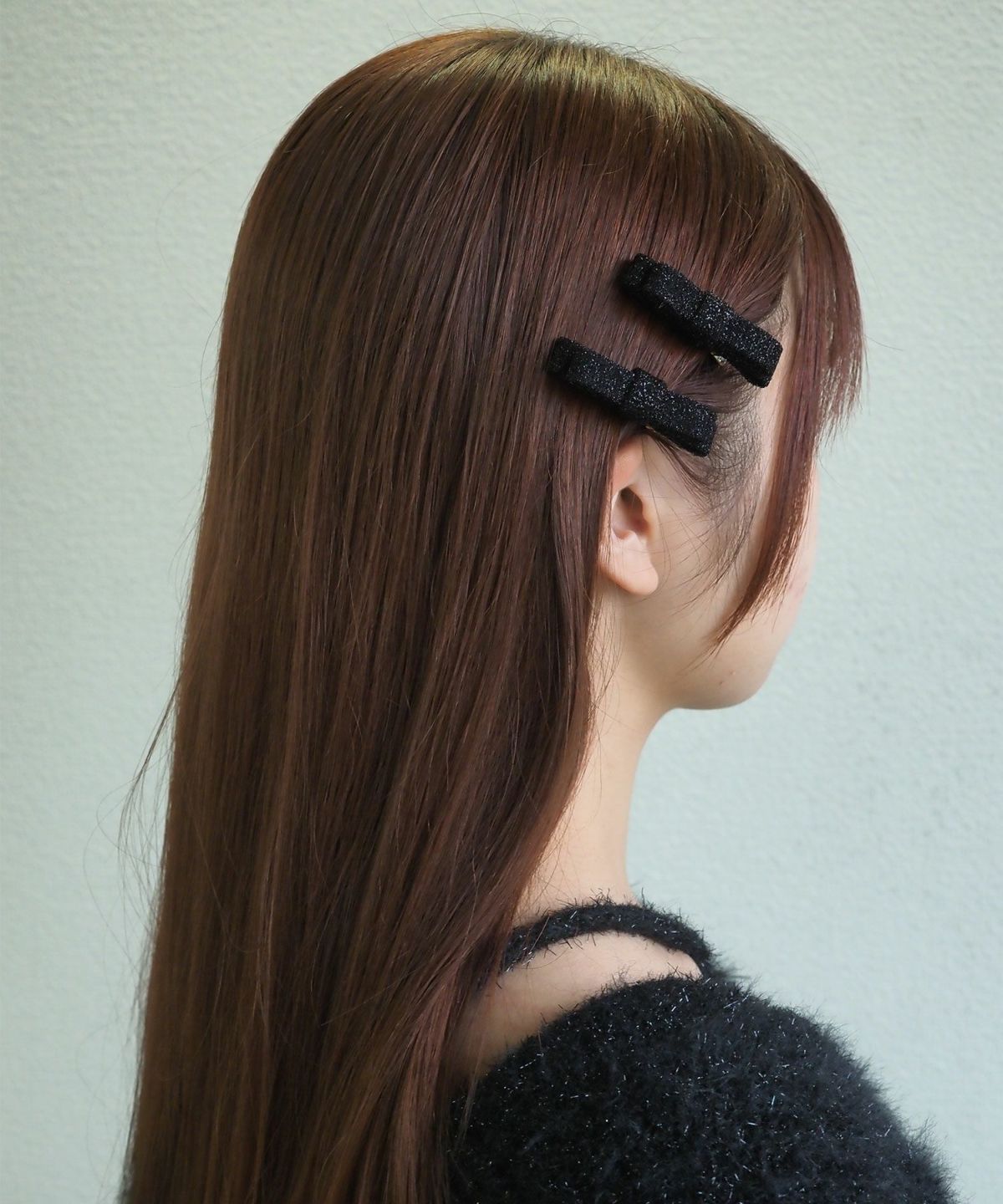 ラメリボンクリップ