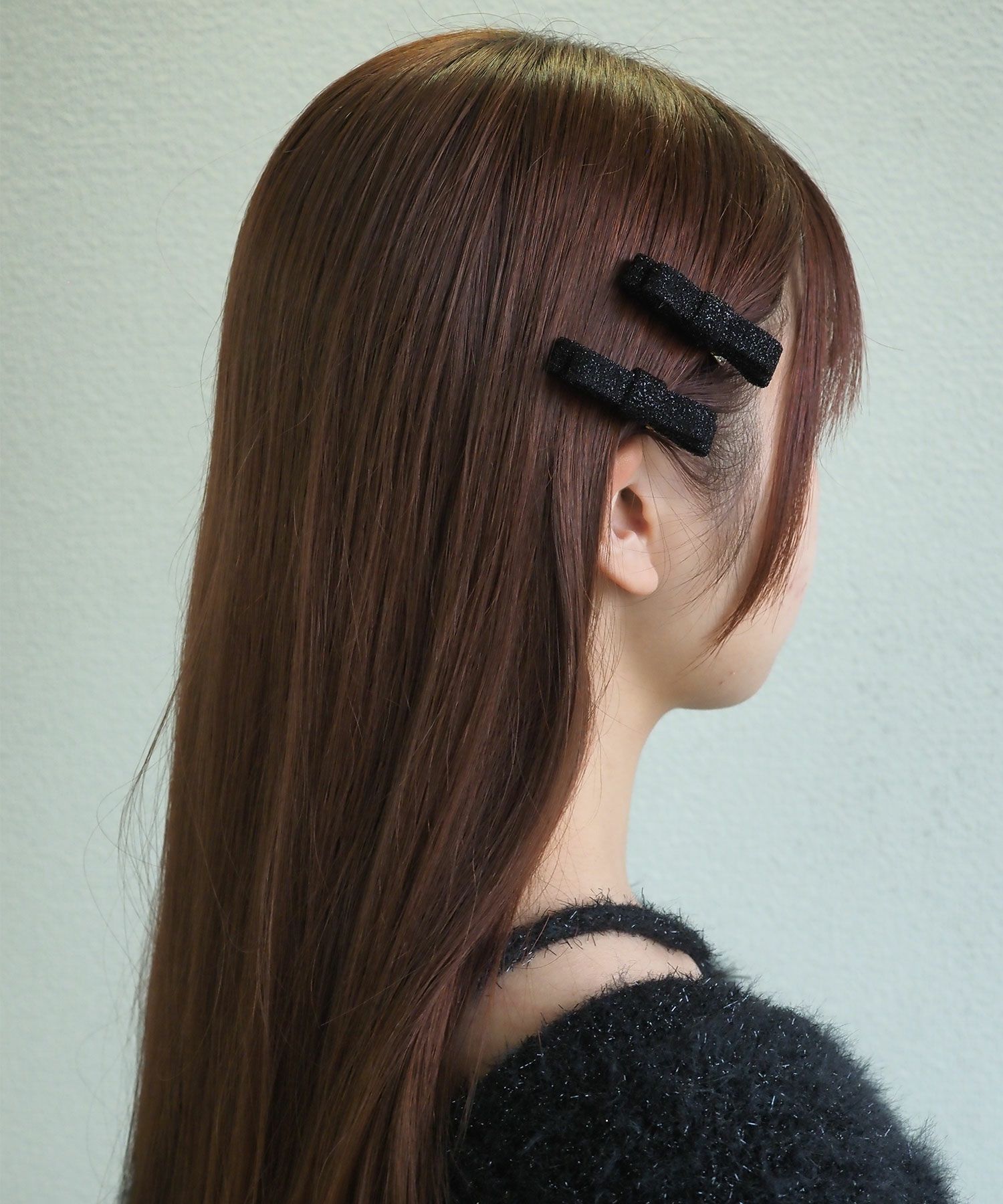 ラメリボンクリップ