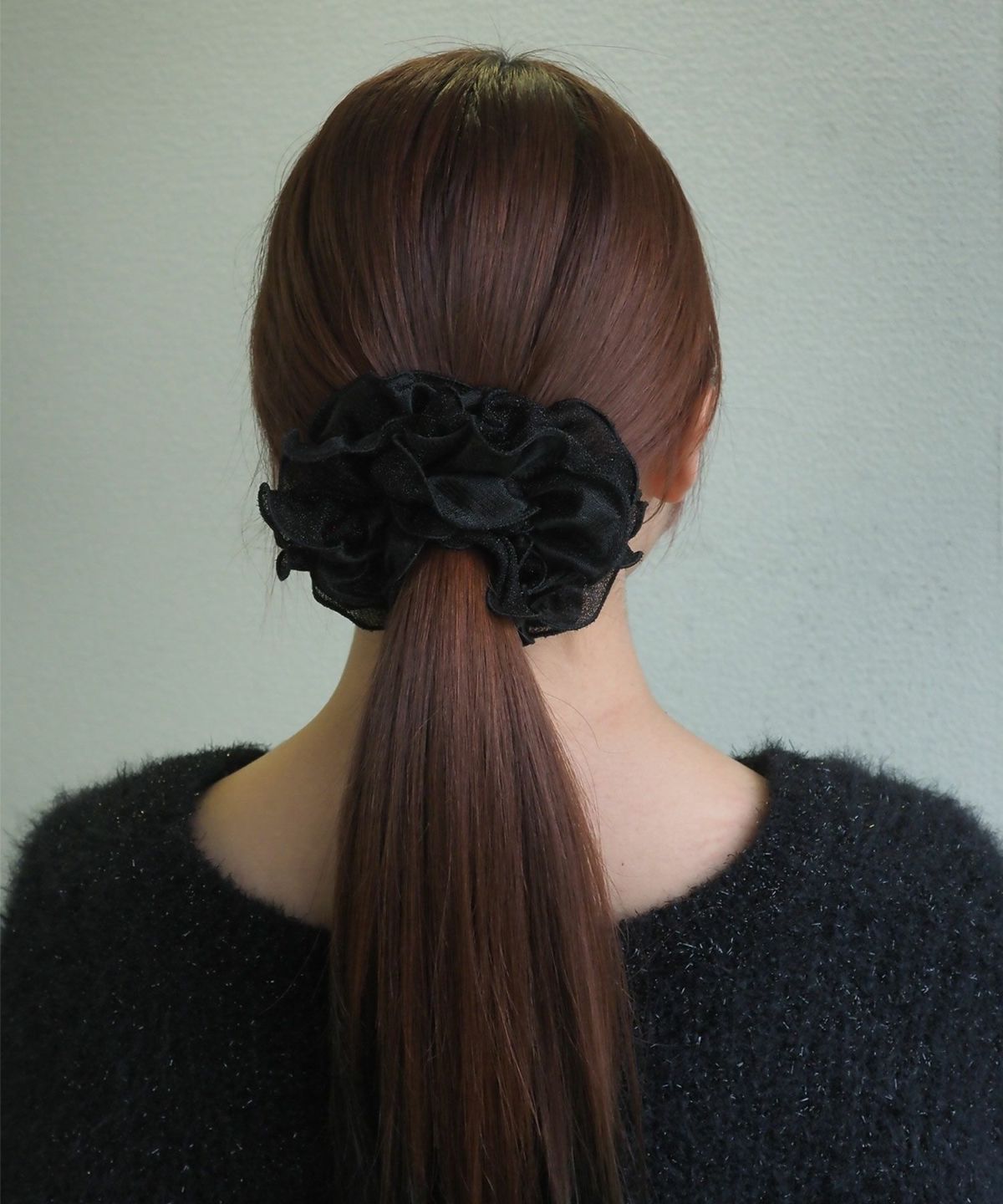 ラメボリュームシュシュ