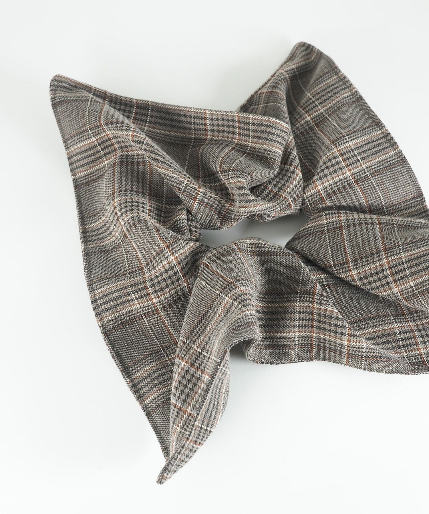 スクエアグレンチェックシュシュ