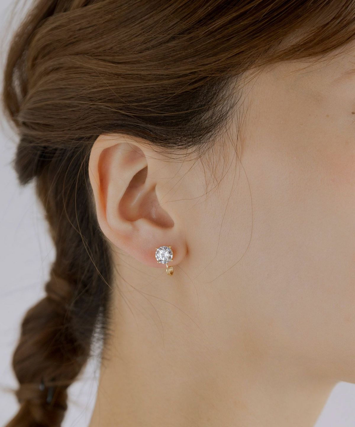 ビジューグランループフィットイヤリング