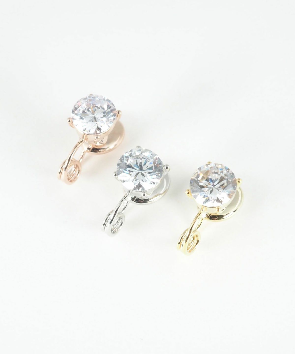 ビジューグランループフィットイヤリング