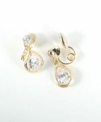 ドロップビジューグランループフィットイヤリング